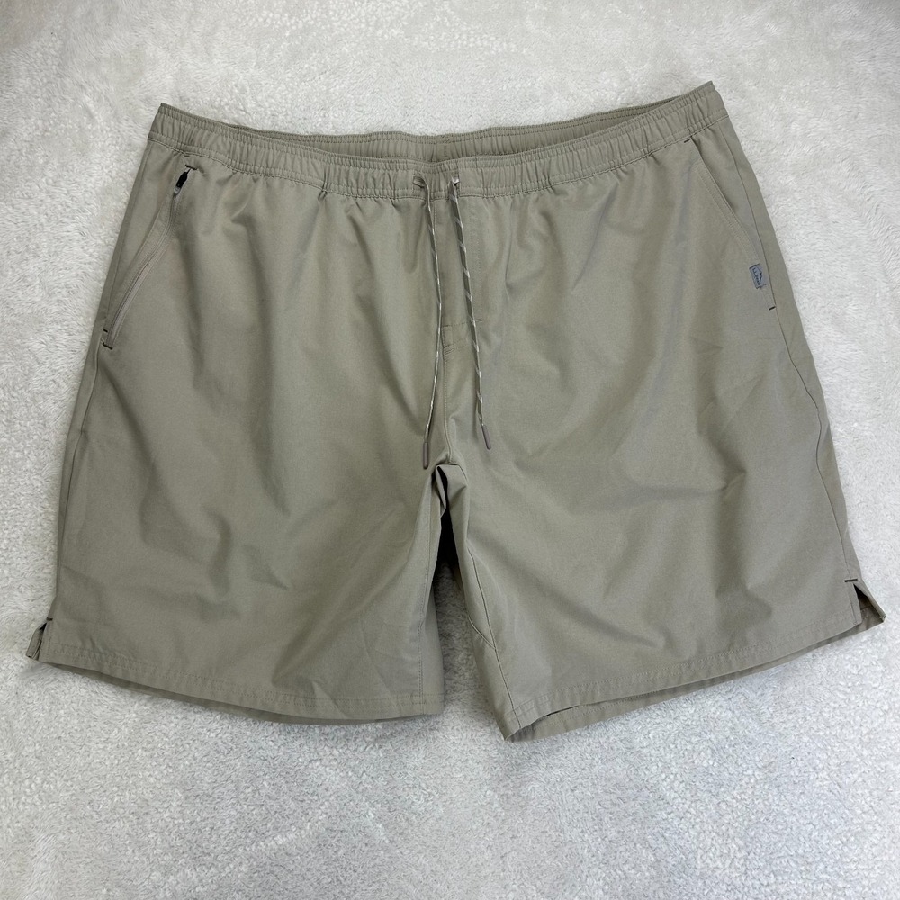 L.L.Bean Multisport Shorts XXXL Mens Sage Green Stretch Comfort Performance